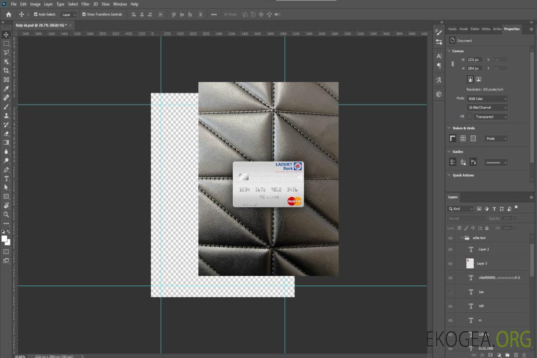 Laos Lao , Viet mastercard photolook recto template